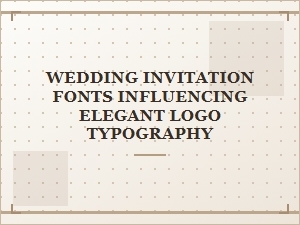 Wedding Calligraphy Inspires Modern Elegant Typography