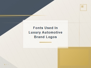 The Typography of Prestige: Luxury Automobile Logos